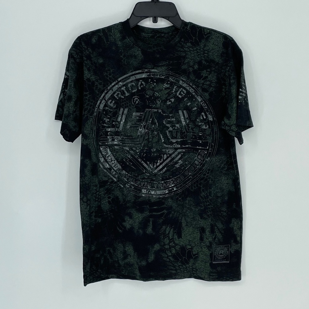AMERICAN FIGHTER Green KRYPTEK Camo Print Short Sleeve T-Shirt